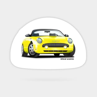 2002-2005 Retro Ford Thunderbird Yellow Sticker